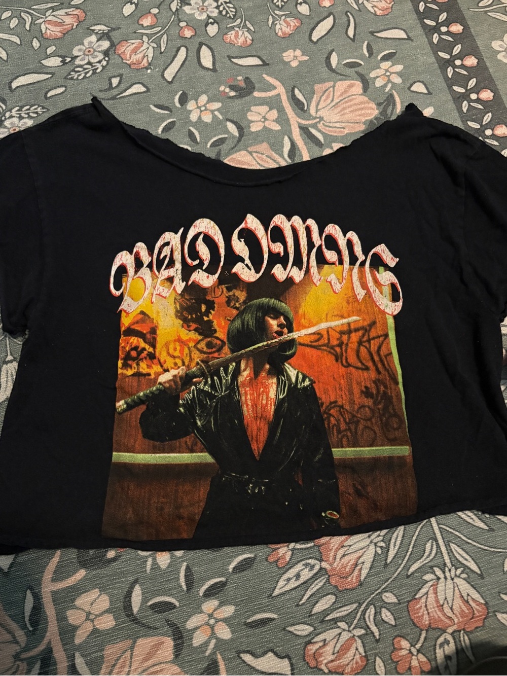 Bad Omens Hot Topic Tee cut up